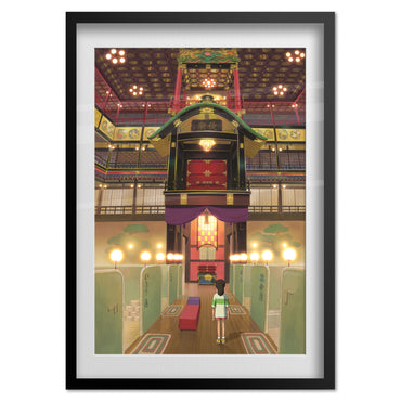 Spirited Away Anime Poster - Studio Ghibli - Exclusive Art 01