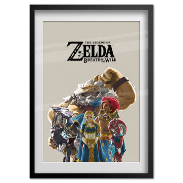 The Legend of Zelda: Breath of the Wild Poster - Princess Zelda and the Champions