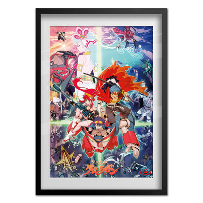 Gurren Lagann Anime Poster - Official Art