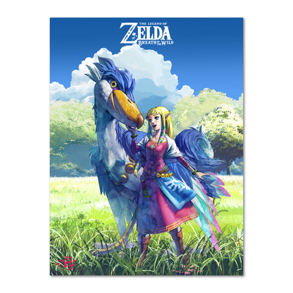 The Legend of Zelda: Breath of the Wild Poster - Princess Zelda Exclusive Art