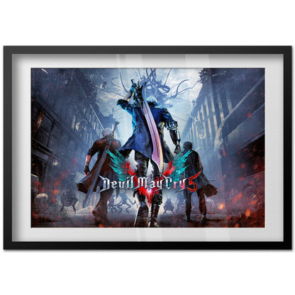 Devil May Cry 5 Poster — Official Art Print | Capcom DMC Wall Art