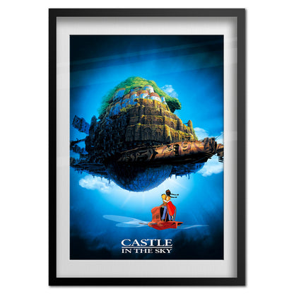 Castle in the Sky Anime Poster - Studio Ghibli - Official Art