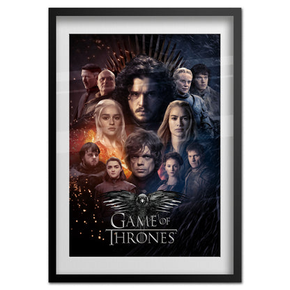 Game of Thrones Poster - All Characters Collage Art