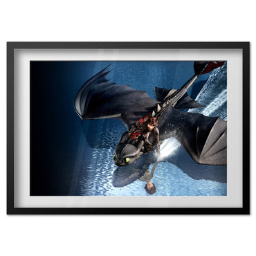 How to Train Your Dragon: The Hidden World Poster - Hiccup and Toothless