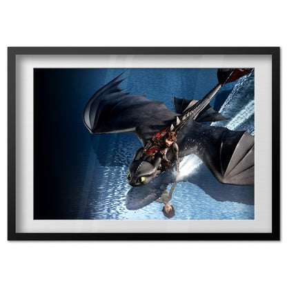 How to Train Your Dragon: The Hidden World Poster - Hiccup and Toothless