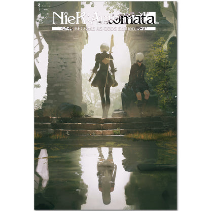 Nier Automata Poster - Become as God Official Key Art
