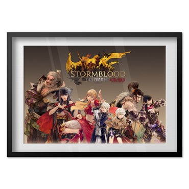 Final Fantasy XIV Online Stormblood Poster - Exclusive Art