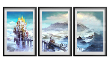 Final Fantasy XIV Online: Heavensward Poster - Ishgard Set of 3