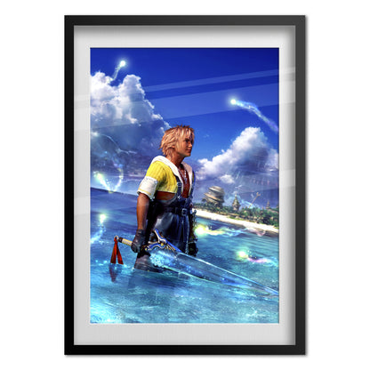 Final Fantasy X (10) Poster - Tidus Key Art Square Enix