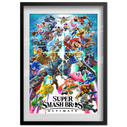 Super Smash Bros Ultimate Poster - Official Art