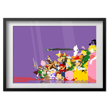 Super Smash Bros Poster - Exclusive Design