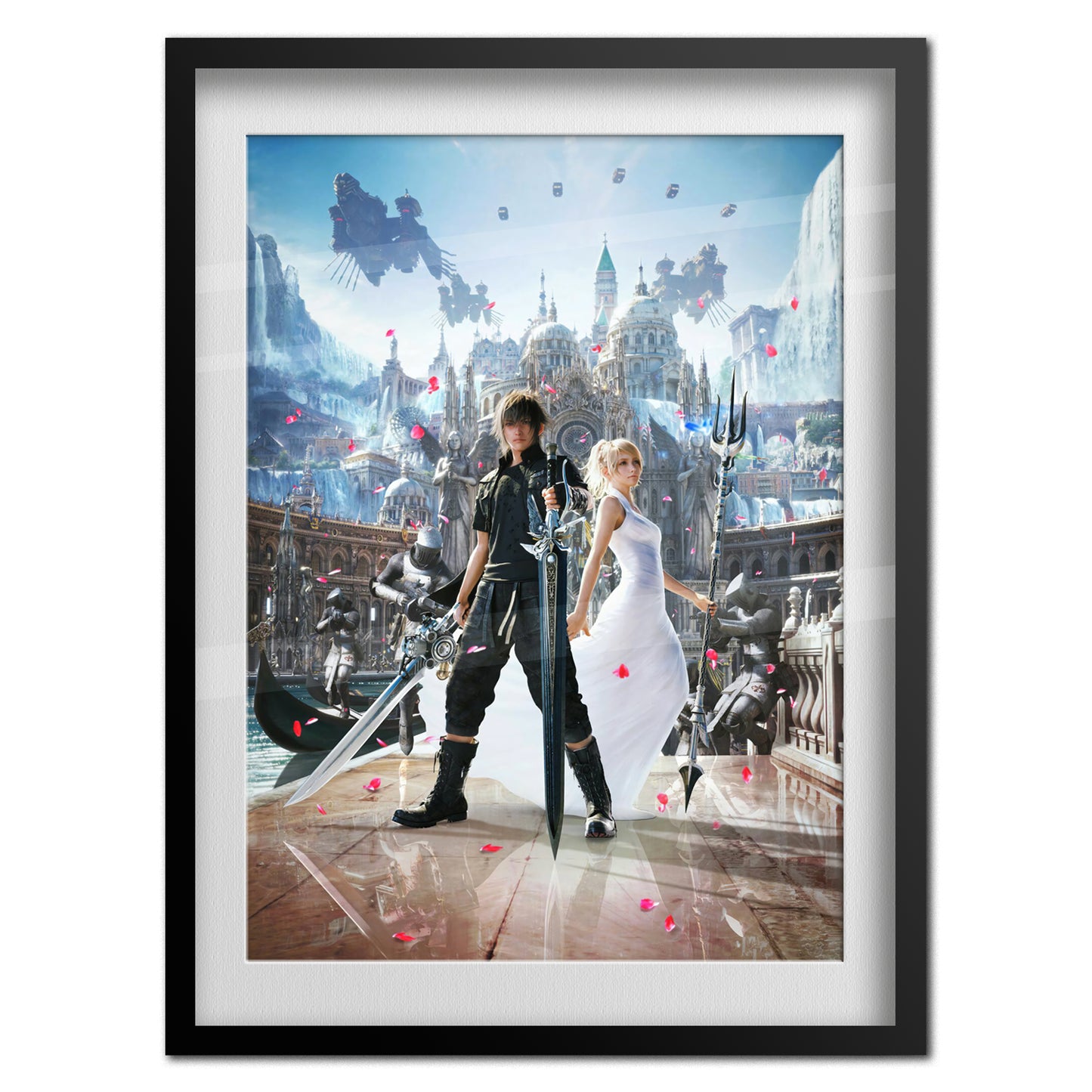 Final Fantasy XV (15) Poster - Noctis and Luna Key Art