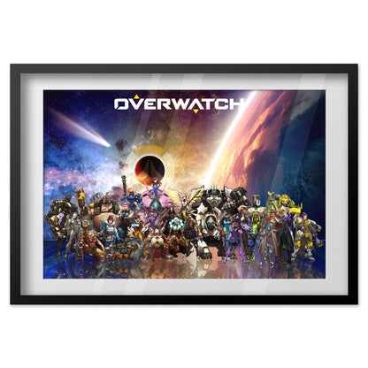 Overwatch Poster - All Heroes Collage Art