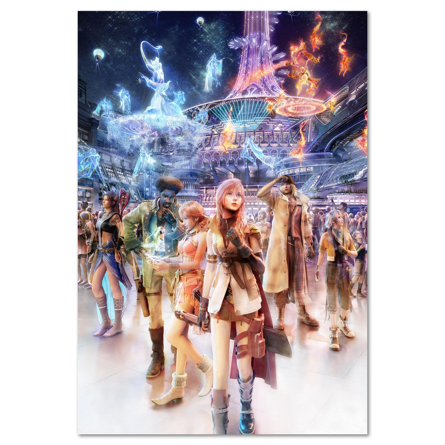 B2] Final Fantasy 13 non-sale promotional poster Character