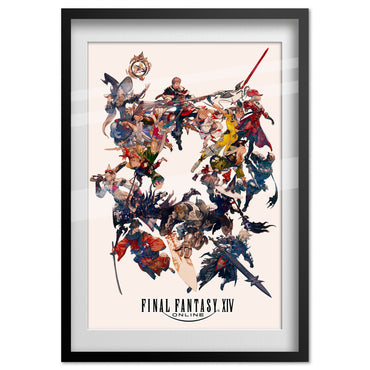 Final Fantasy XIV Online Heavensward Poster - Job Rosters Art