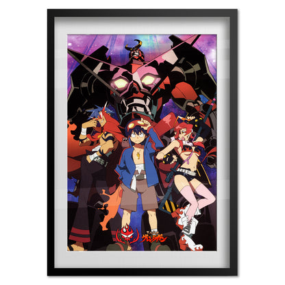 Gurren Lagann Anime Poster