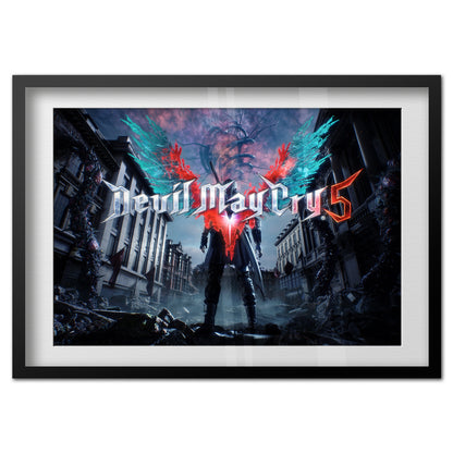 Devil May Cry 5 Poster — Nero Key Art Print | Capcom DMC Wall Art