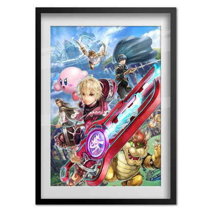 Super Smash Bros Poster - Promotion Art 01