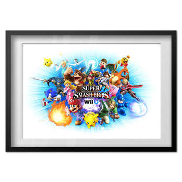 Super Smash Bros Wiiu Poster - Official Art