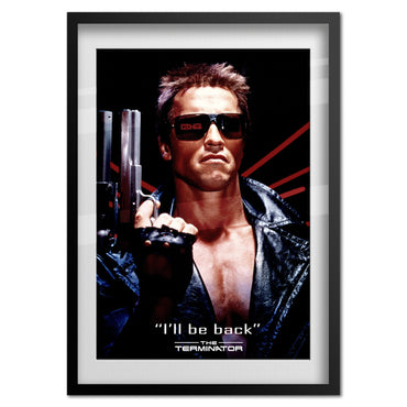 The Terminator Movie Poster - "I'll be back" Quote