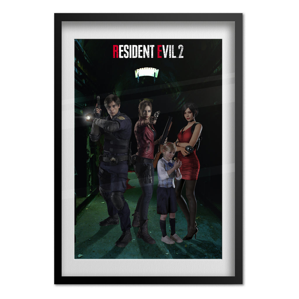Resident Evil 2 remake print