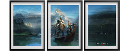 God of War Posters - Set of 3