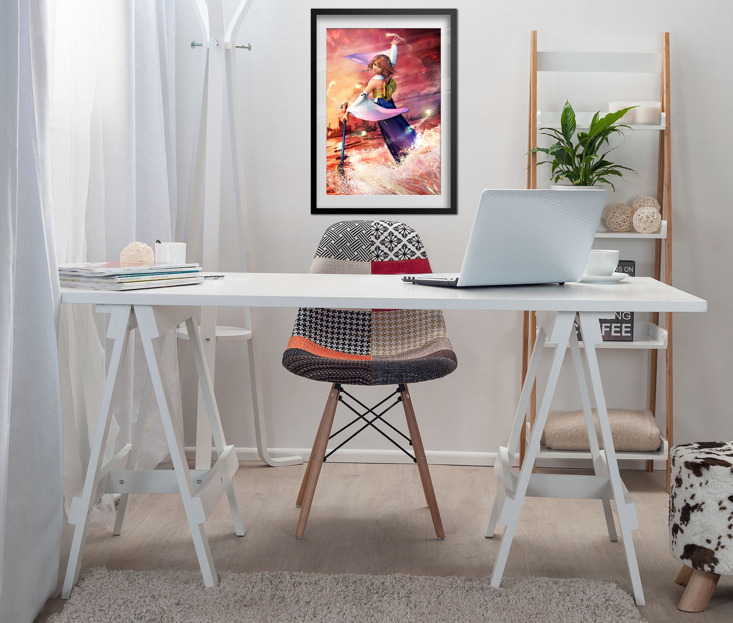 Final Fantasy X Poster — Yuna Sending Key Art Print | FFX Square Enix Wall Art