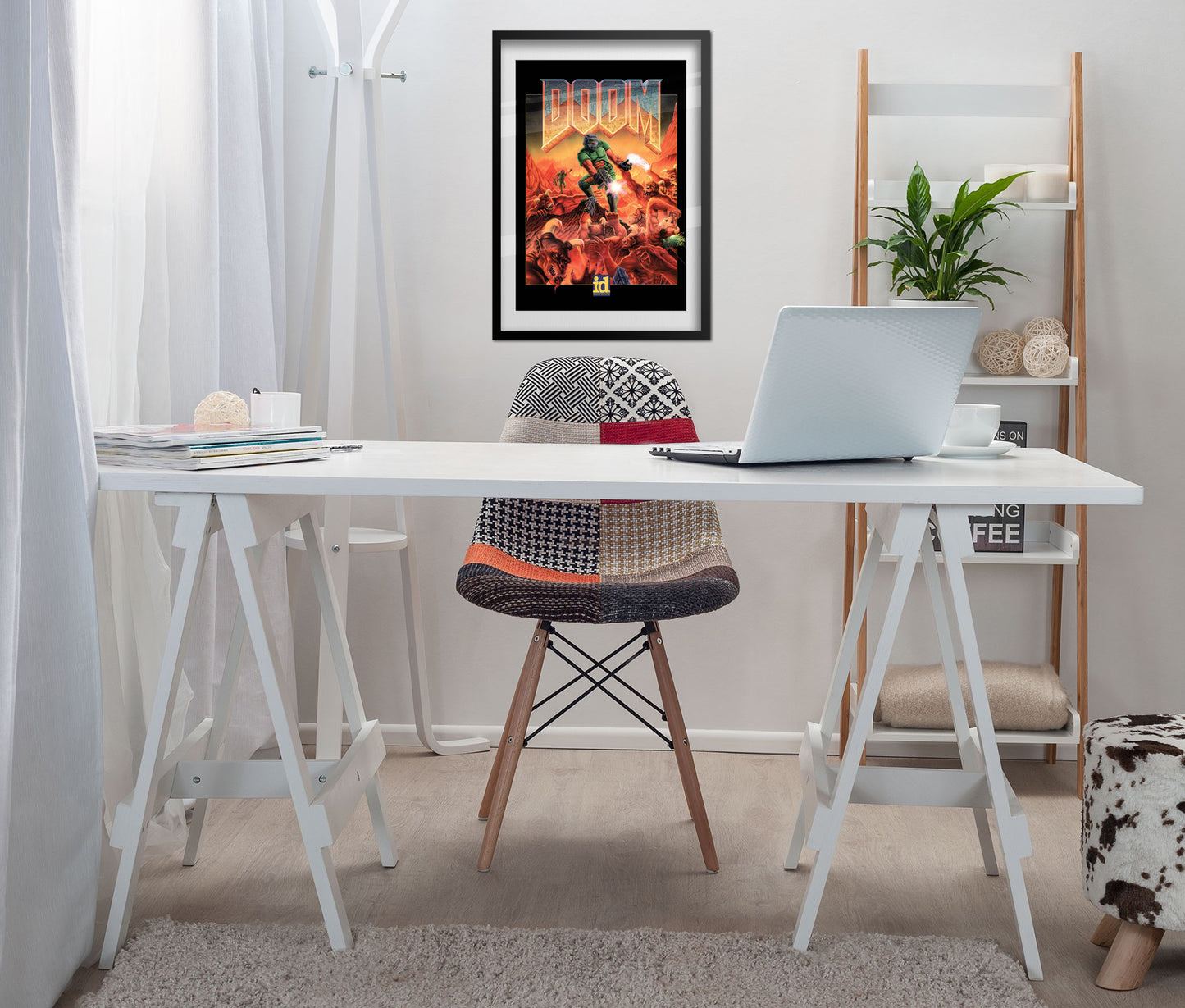 Doom Poster — Retro Official Art Print | Classic FPS Gaming Wall Art