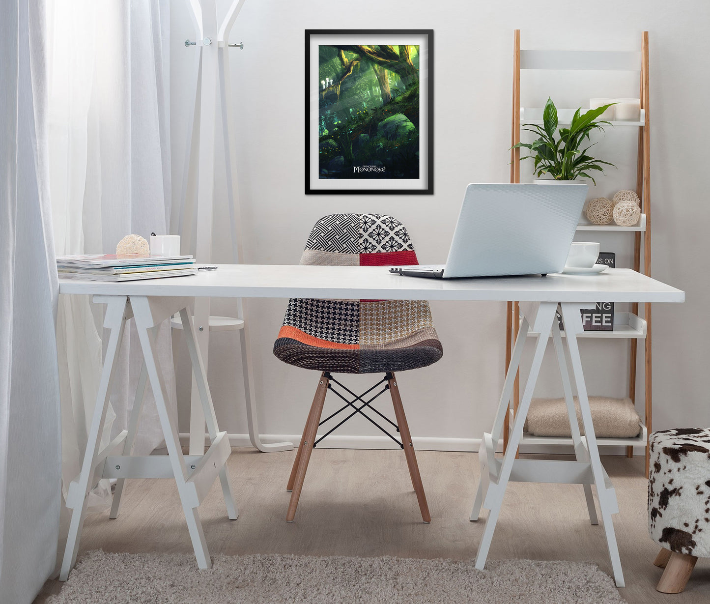 Princess Mononoke Poster - Studio Ghibli - Little Gods of the Holy Forest