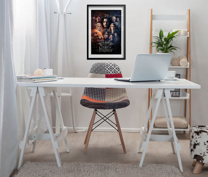 Game of Thrones Poster - All Characters Collage Art