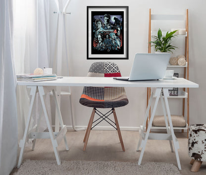 Uncharted 4: A Thief's End Poster — Collage Art Print | Naughty Dog PS4 Gaming Wall Art