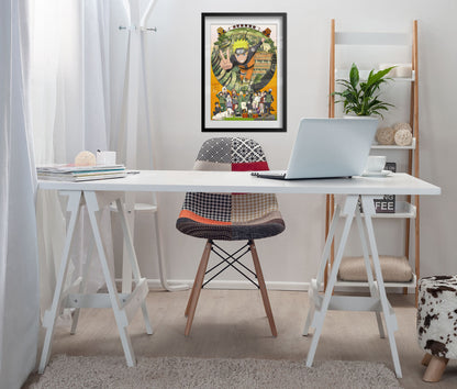 Naruto Poster - The Leaf Village Promotion Art