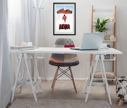 Akira Movie Poster — Key Art Print | Classic Anime Wall Art