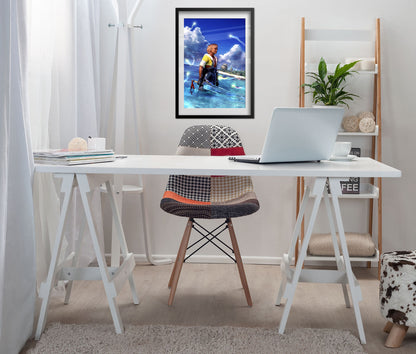 Final Fantasy X (10) Poster - Tidus Key Art Square Enix