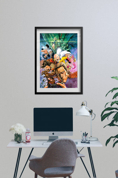 One Punch Man Anime Poster - Official Art