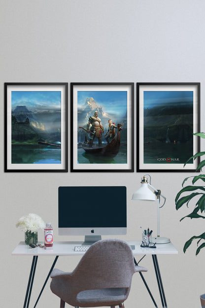 God of War Posters - Set of 3