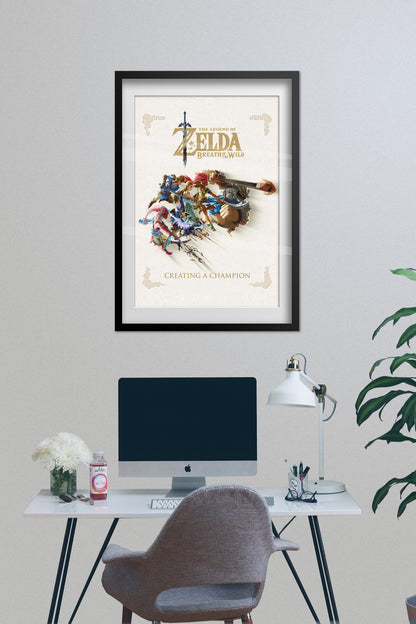 The Legend of Zelda: Breath of the Wild Poster - Official Book Art