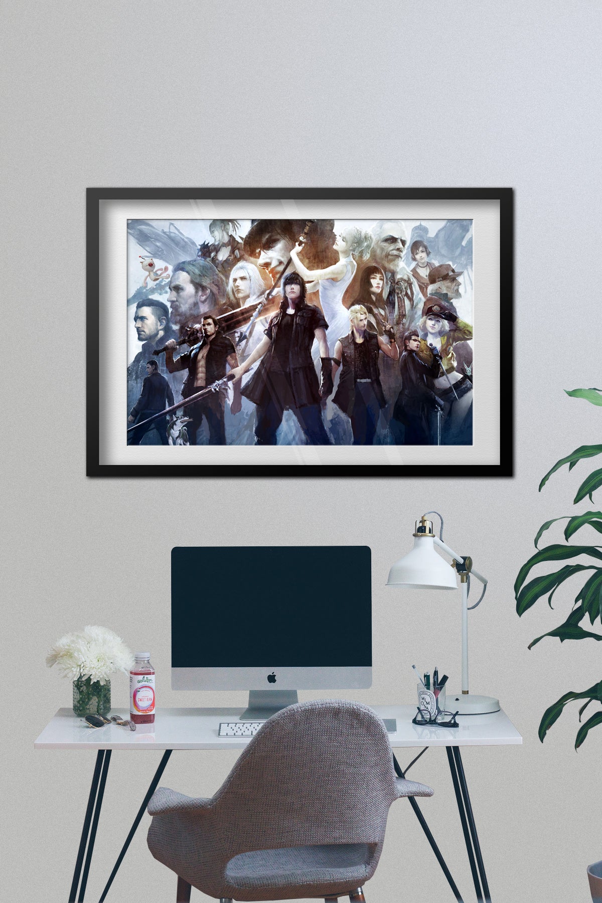 Final Fantasy XV (15) Poster - Character Collage Art