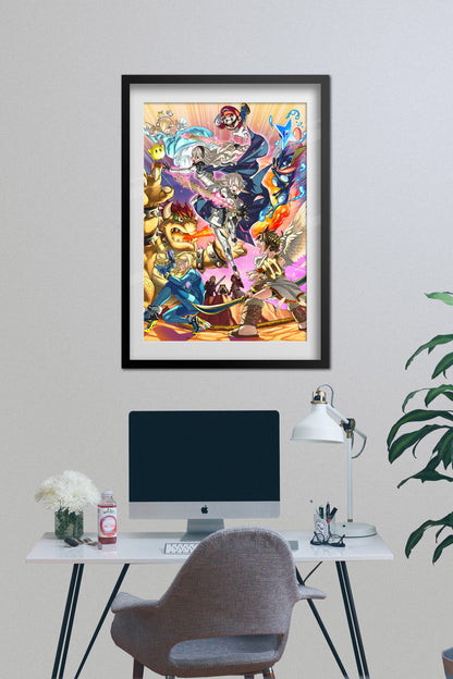 Super Smash Bros Poster - Promotion Art