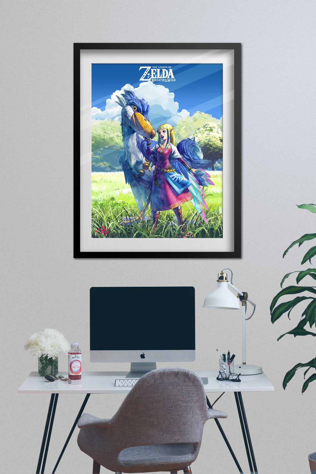 The Legend of Zelda: Breath of the Wild Poster - Princess Zelda Exclusive Art