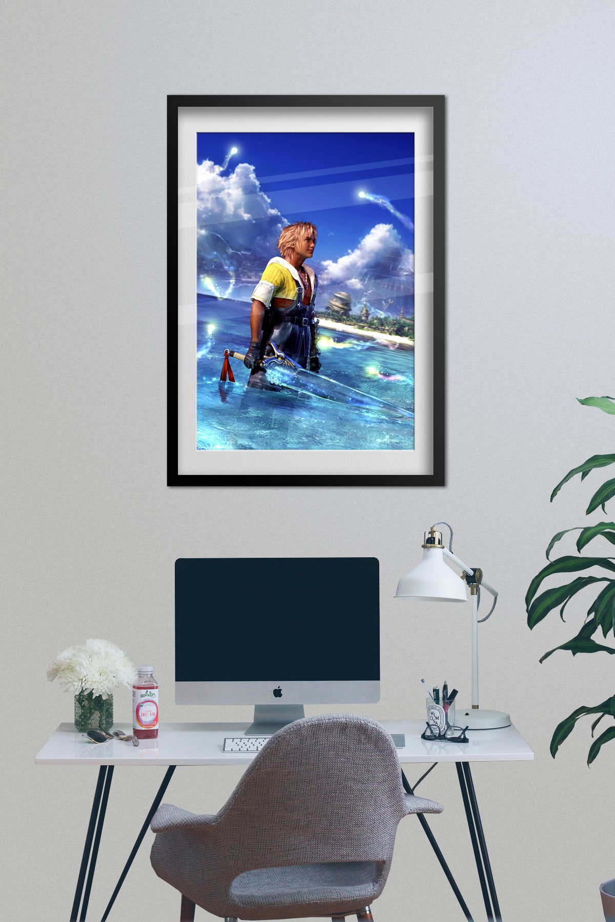 Final Fantasy X (10) Poster - Tidus Key Art Square Enix