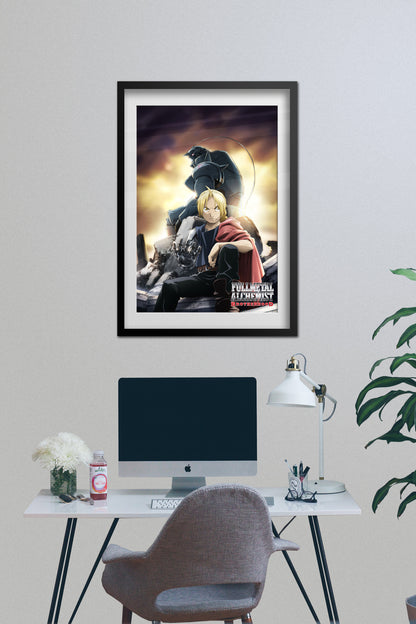 Fullmetal Alchemist: Brotherhood Anime Poster -  Official Art