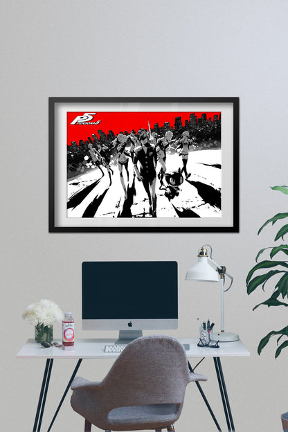 Persona 5 Poster - Steel Box Art