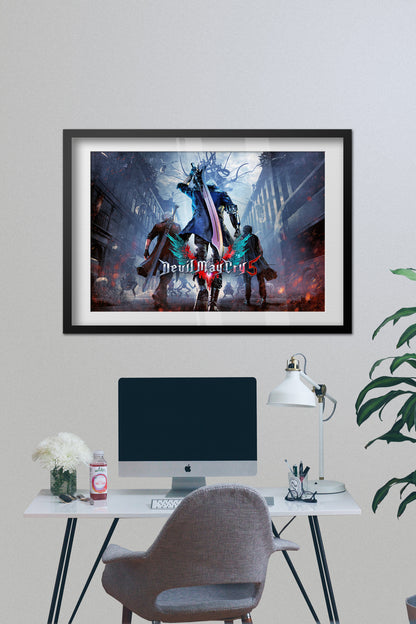 Devil May Cry 5 Poster — Official Art Print | Capcom DMC Wall Art