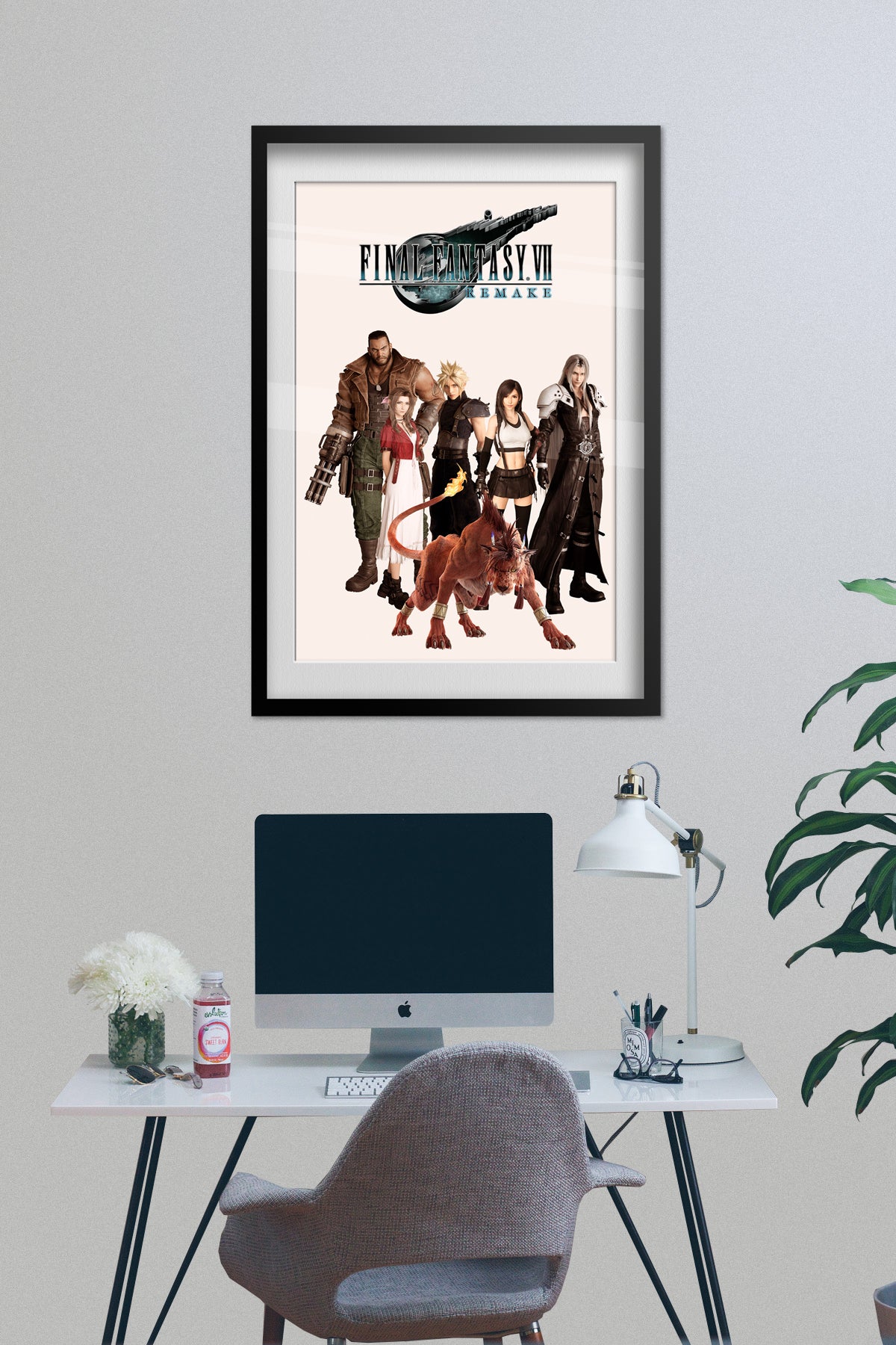 Final Fantasy VII (7) Remake Poster - Characters Collage Art