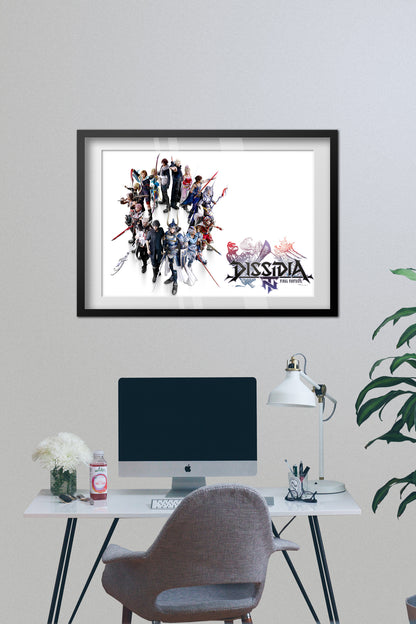 Final Fantasy Dissidia Poster - Protagonists Collage Art