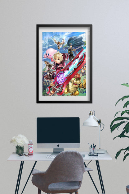 Super Smash Bros Poster - Promotion Art 01