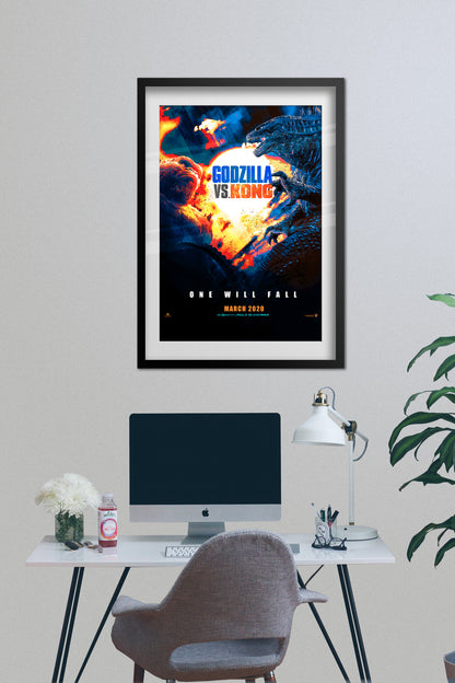 Godzilla VS Kong 2021 Movie Poster - Alternative Promotion Art - High Quality Prints