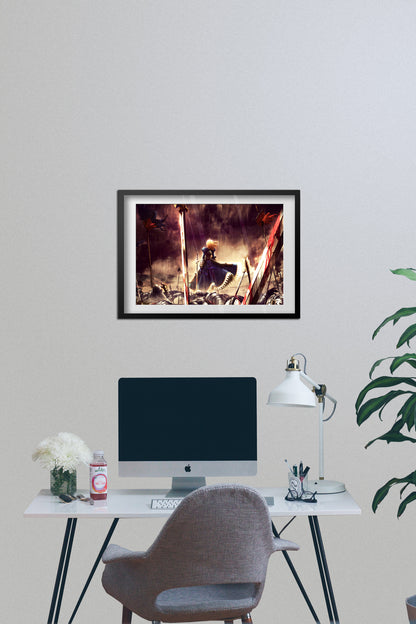 Fate/stay night Anime Poster - Sabers War