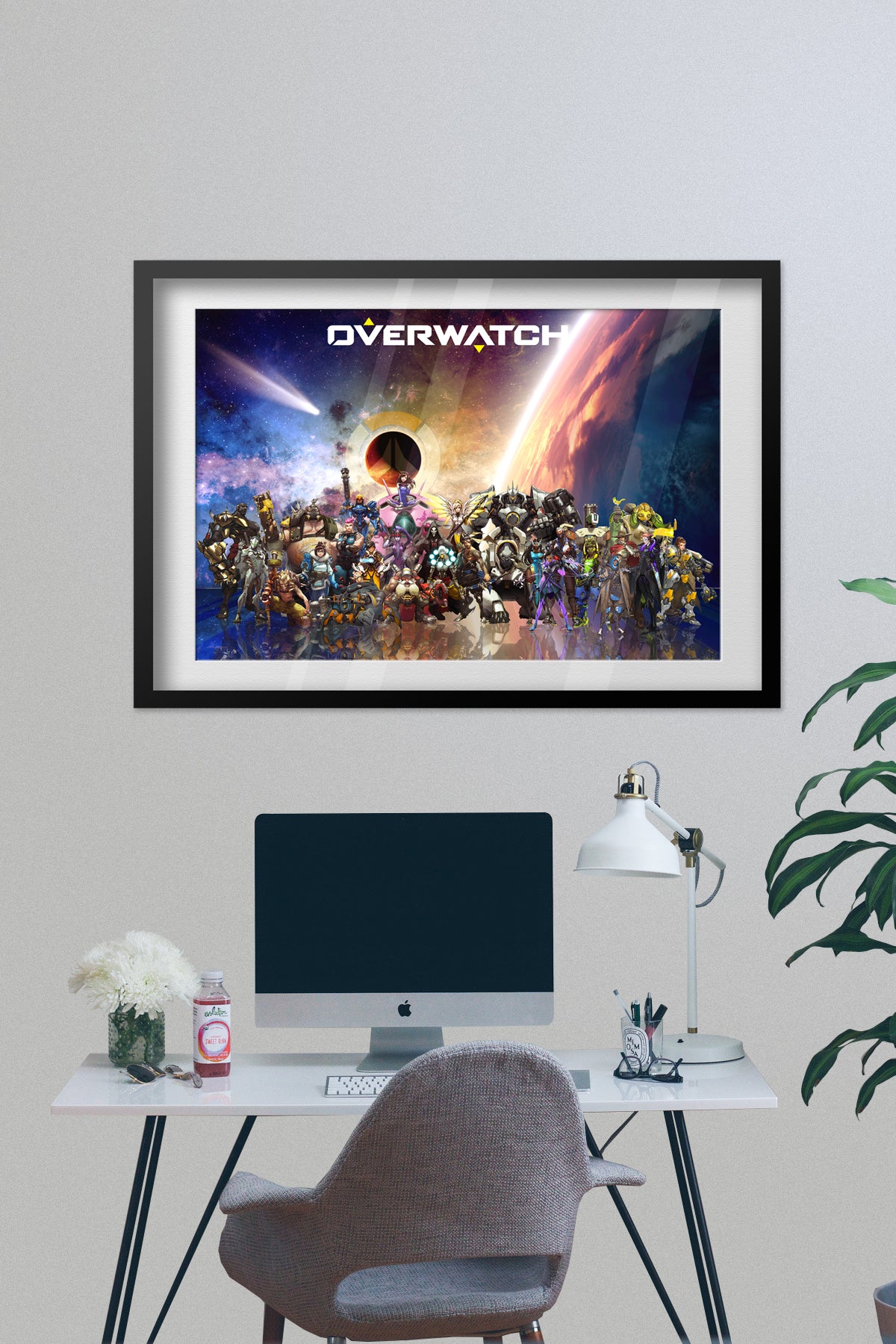 Overwatch Poster - All Heroes Collage Art